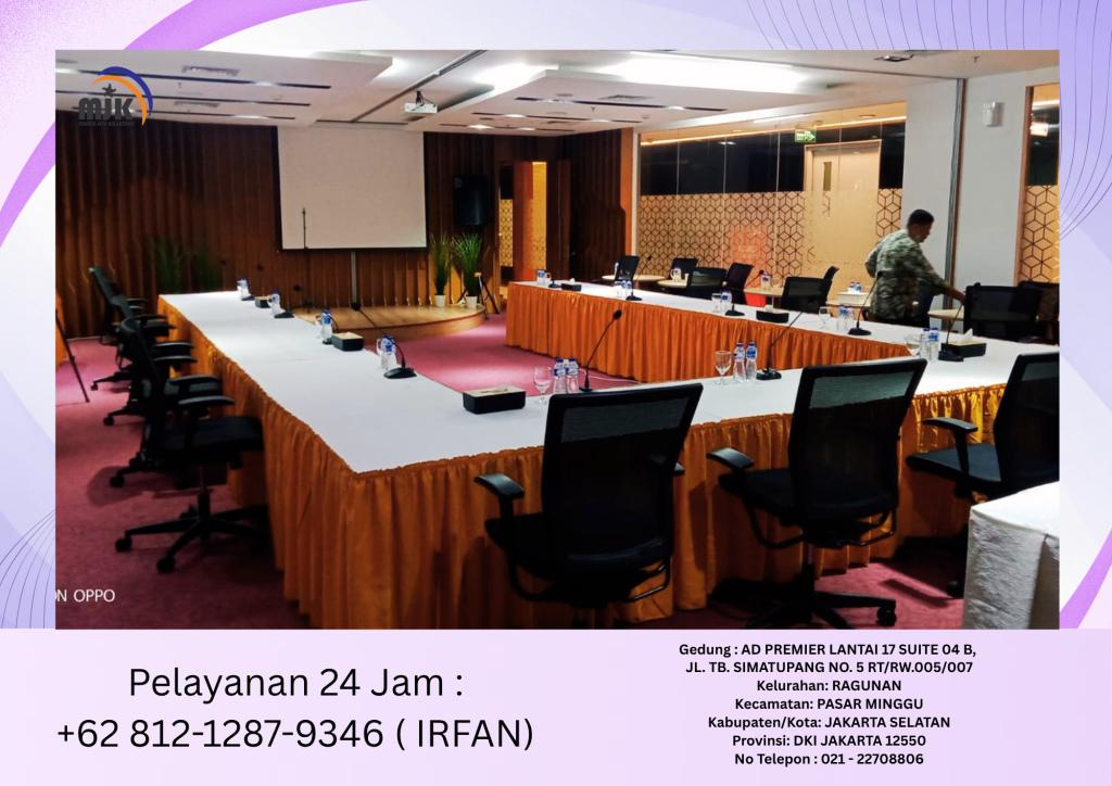 Sewa Kursi,Meja Kotak Full Cover Jakarta 