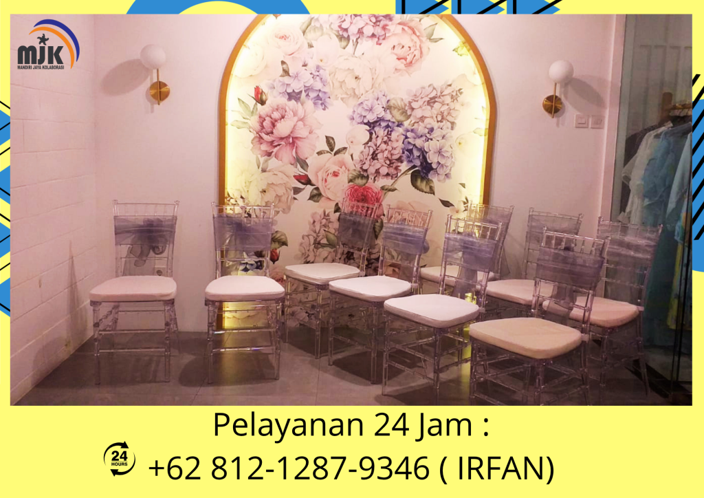 Sewa Meja Kaca VIP,Kursi Tiffany Acrylic jakarta