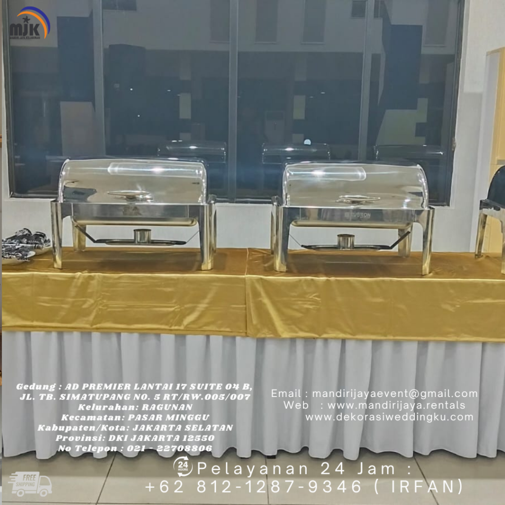 Sewa Meja Prasmanan Dan Alat catering Lengkap Bekasi