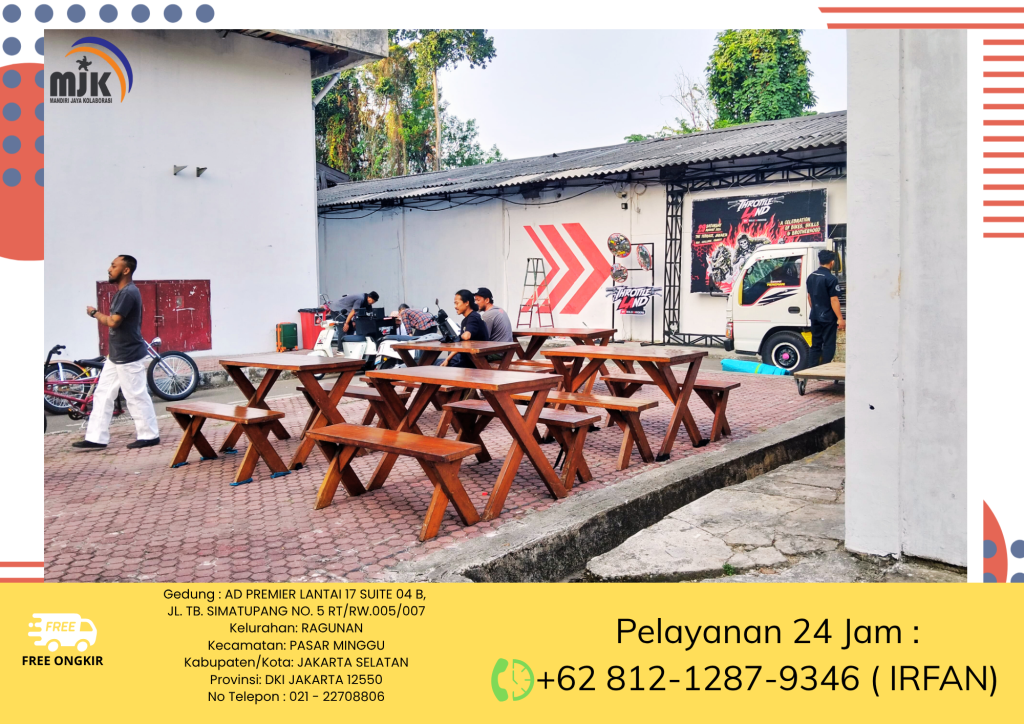Sewa Meja Taman Dan Bangku Taman Kaki Silang Jakbar
