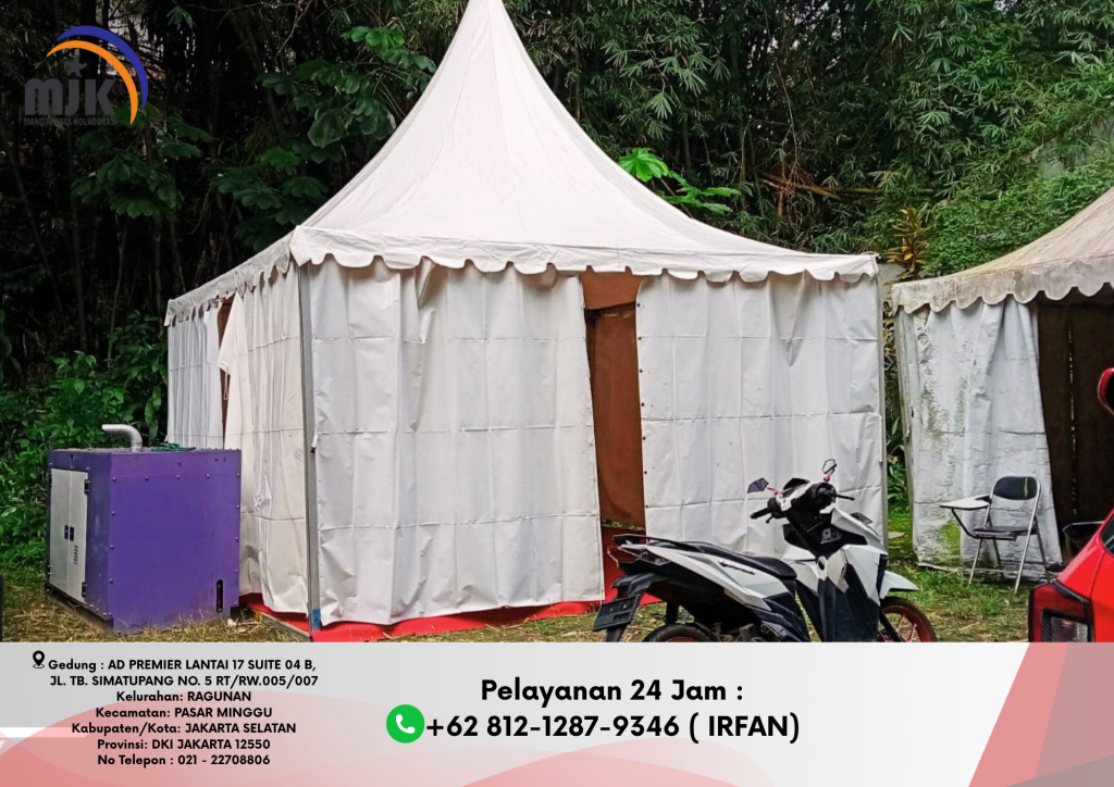 Sewa Tenda Kerucut Atau Tenda Sarnafil Putih Jakarta