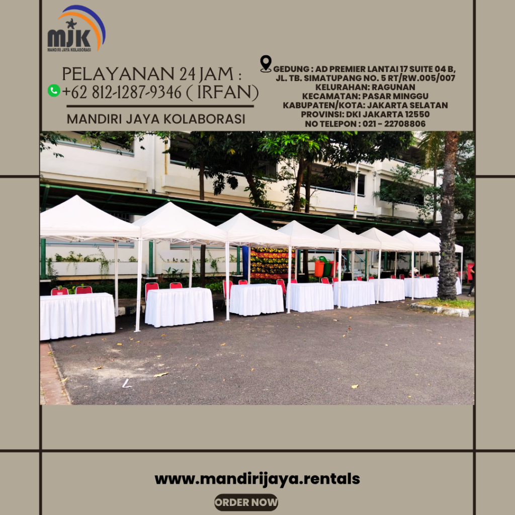 Sewa Tenda Kerucut,Tenda Bazar,Tenda plafon Putih Jakarta