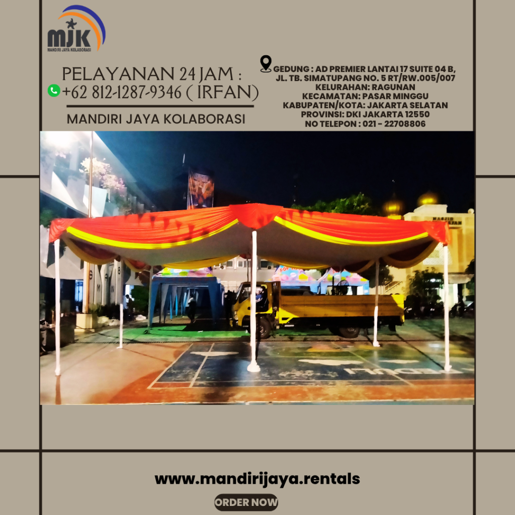 Sewa Tenda Kerucut,Tenda Bazar,Tenda plafon Putih Jakarta