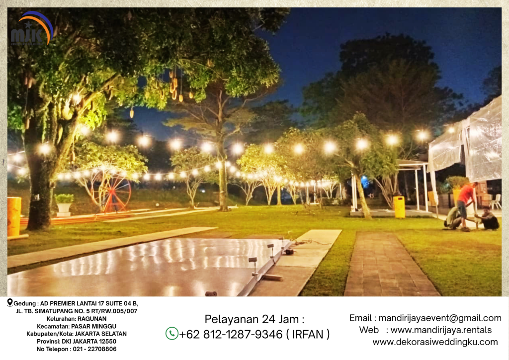 Sewa Tenda Transparan,Lampu Taman,Panggung,Backdrop Bogor