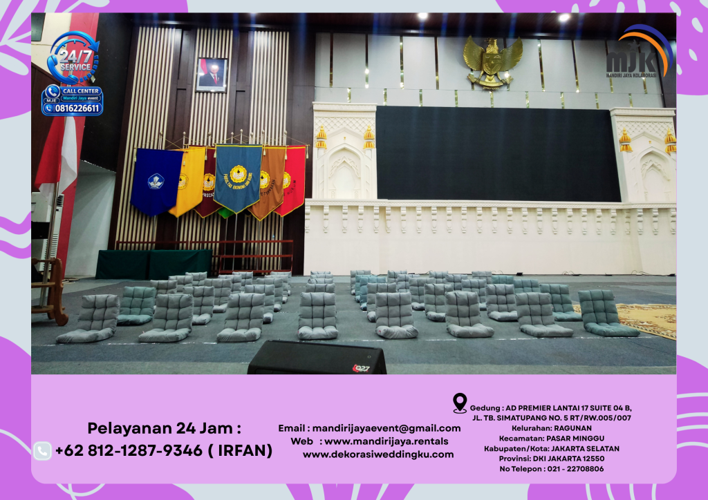 Sewa Kursi Lesehan Abu Abu Event Purwokerto