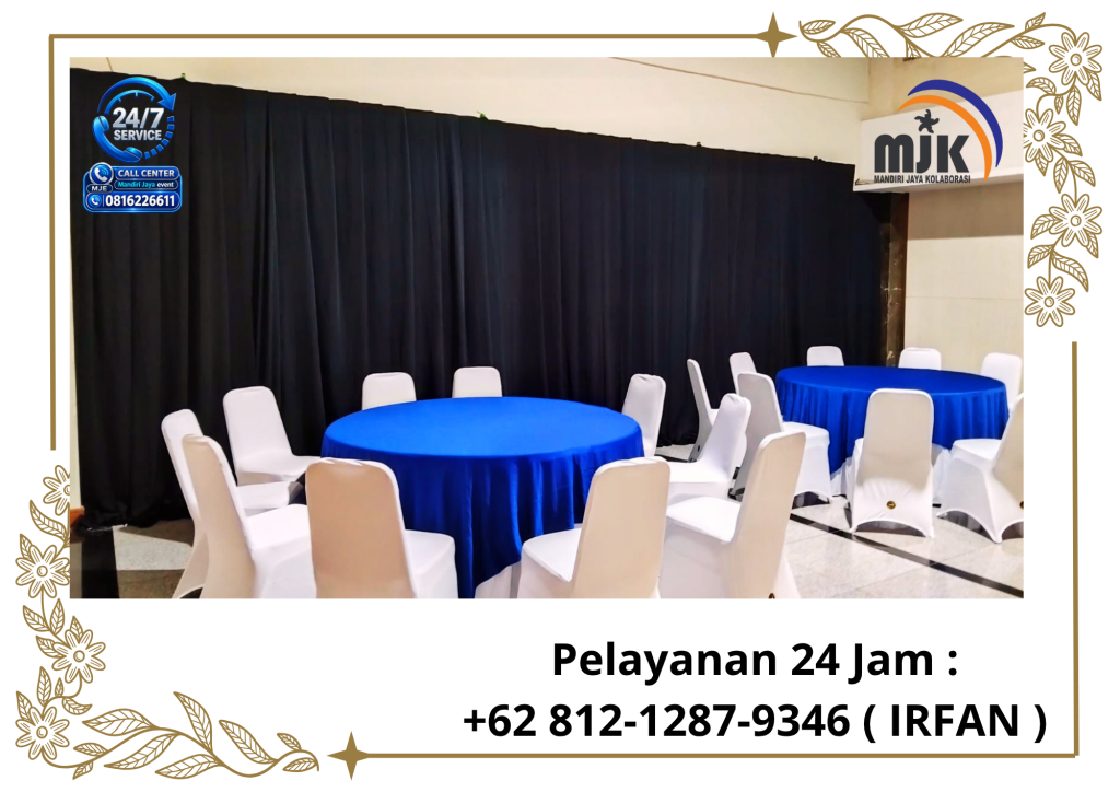 Rental Round table Diameter 400cm Jakarta 081212879346 IRFAN