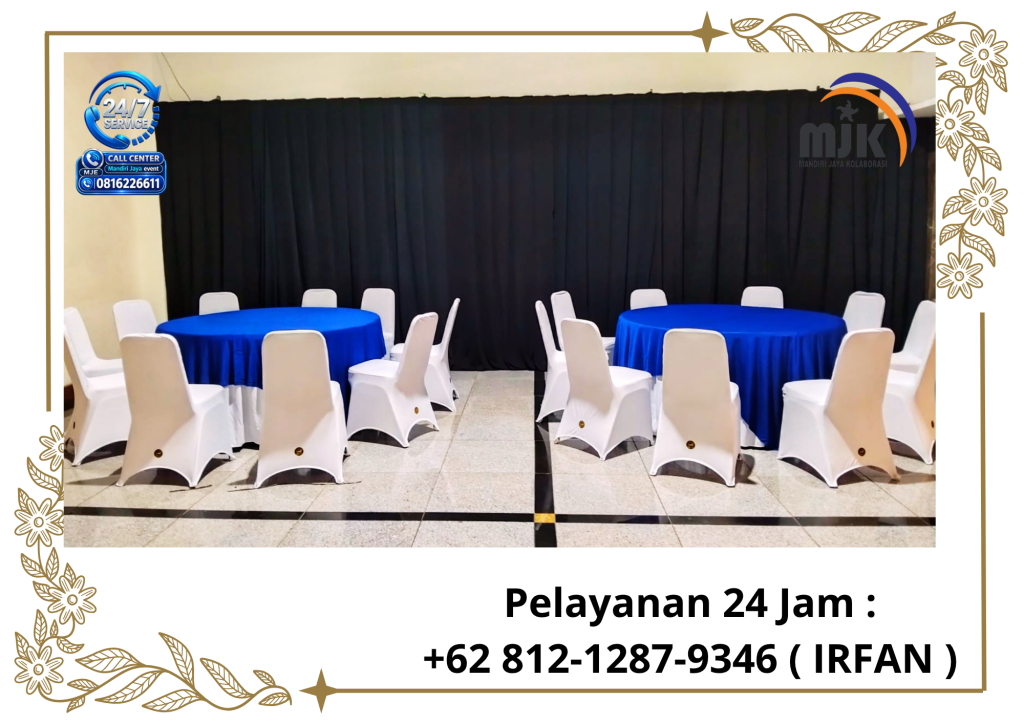 Rental Round table Diameter 400cm Jakarta 081212879346 IRFAN