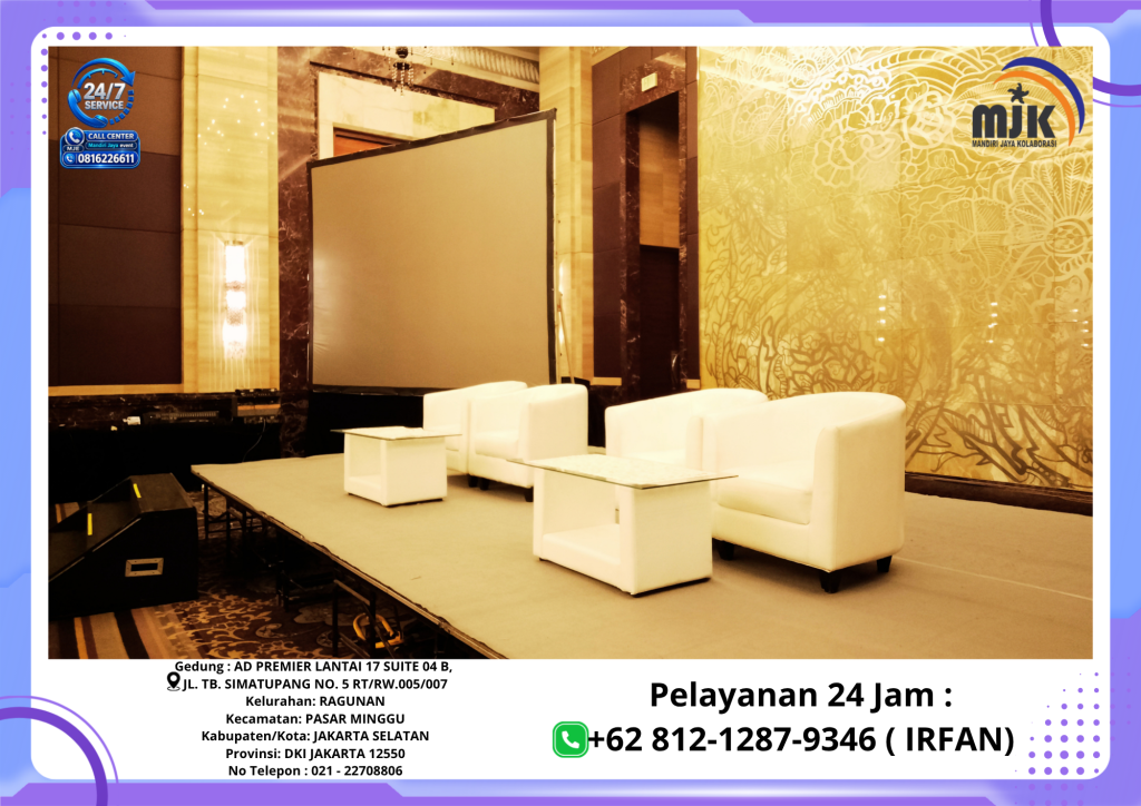 Rental Sofa Single Type Oval Putih Jakarta 081212879346 IRFAN