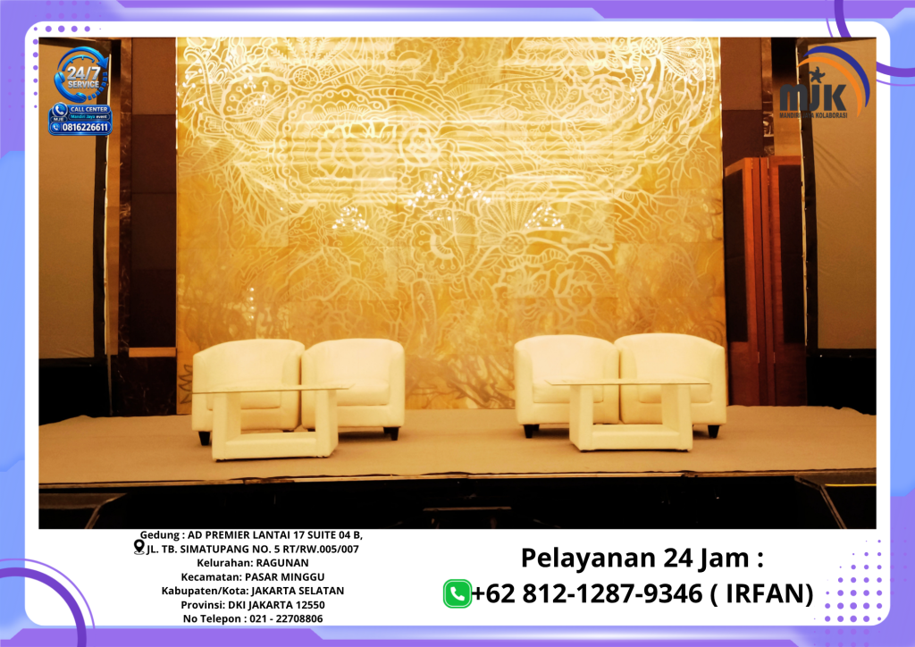 Rental Sofa Single Type Oval Putih Jakarta 081212879346 IRFAN