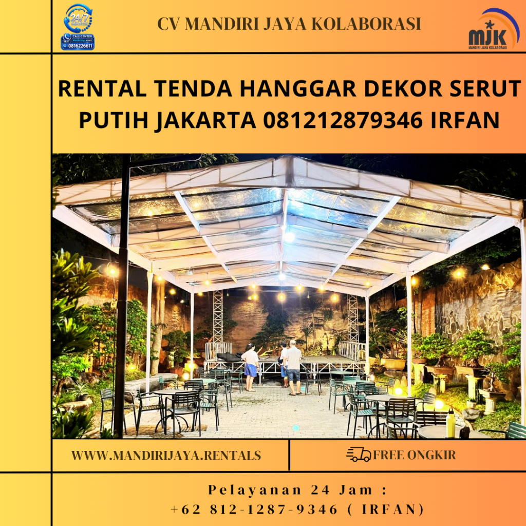 Rental Tenda Hanggar Transparan Jakarta 081212879346 IRFAN