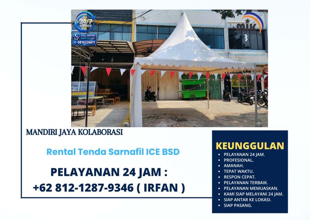 Rental Tenda Sarnafil ICE BSD +62 812-1287-9346 (IRFAN)