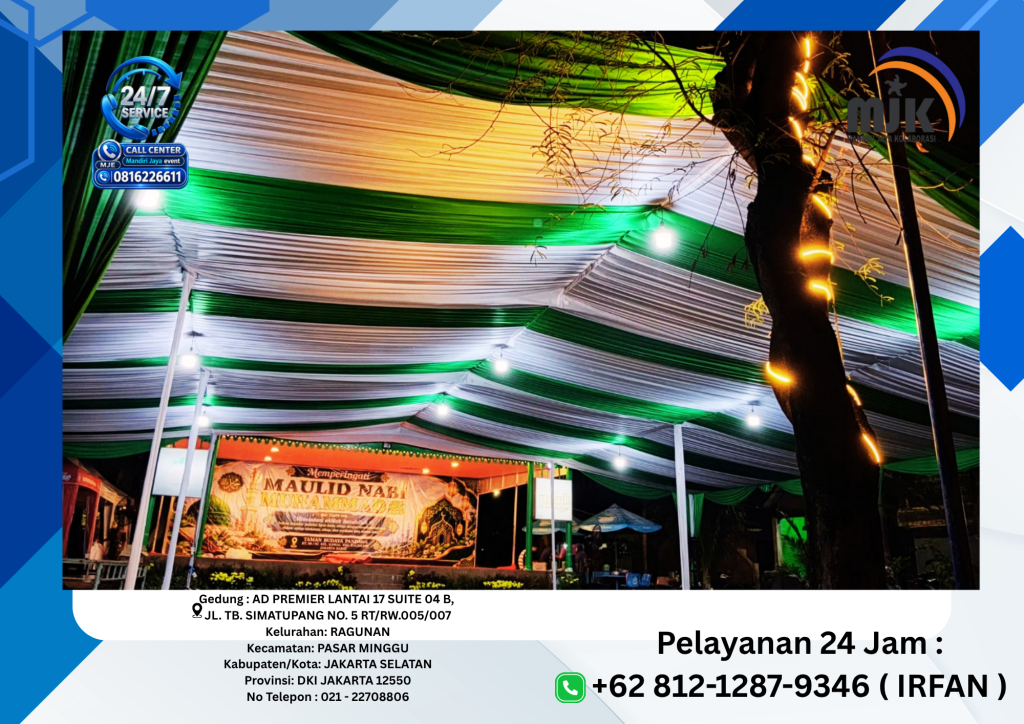 Rental Tenda Serut dan Tenda Plafon Jakarta 081212879346 IRFAN