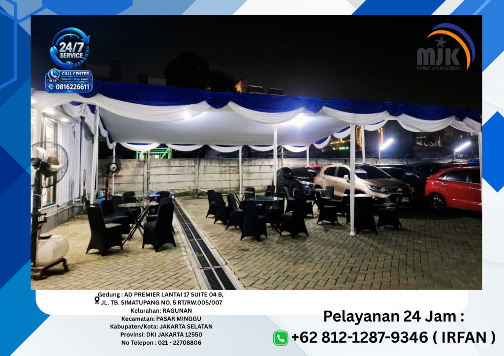 Rental Tenda Serut dan Tenda Plafon Jakarta 081212879346 IRFAN