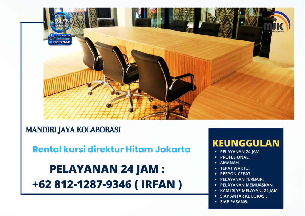 Rental kursi direktur Hitam Jakarta +62 812-1287-9346 (IRFAN)