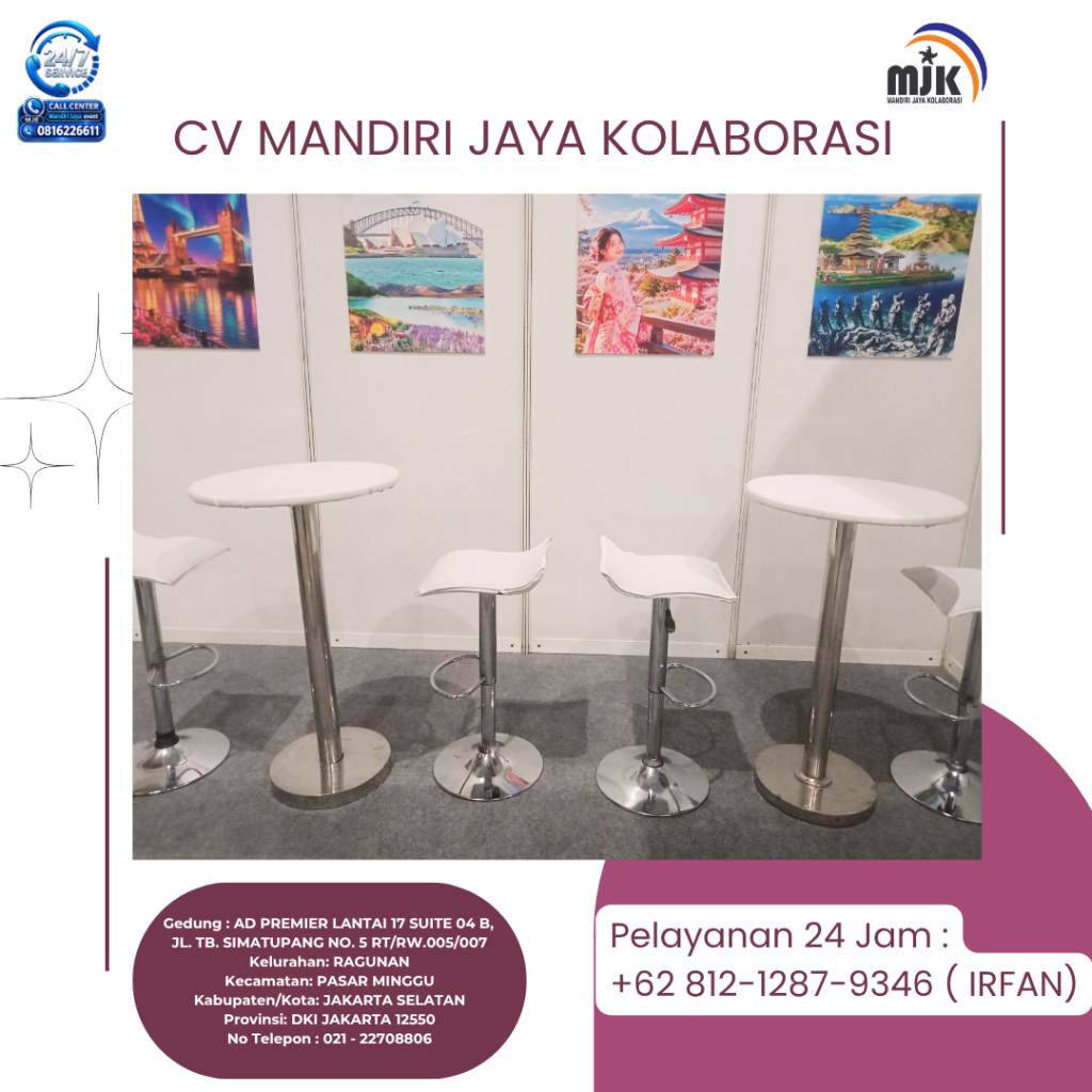 Rental Barstool Dan Rowing Barikade Tangsel 