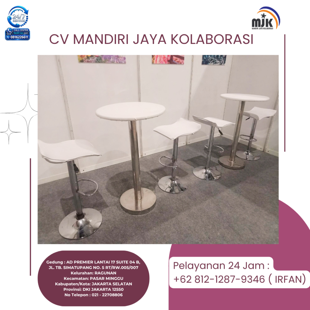 Rental Barstool Dan Rowing Barikade Tangsel 