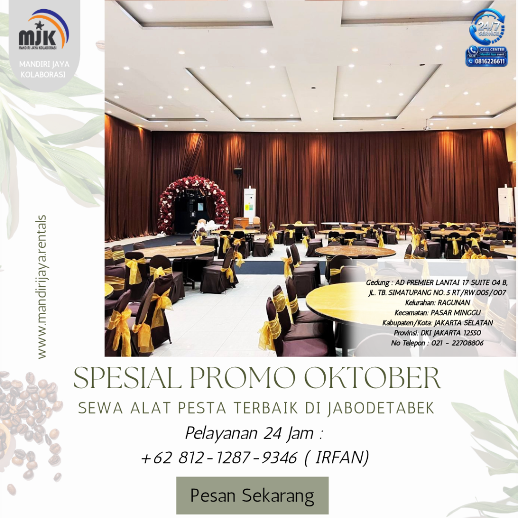 Rental Tirai Filamin Cokelat Jakarta 081212879346