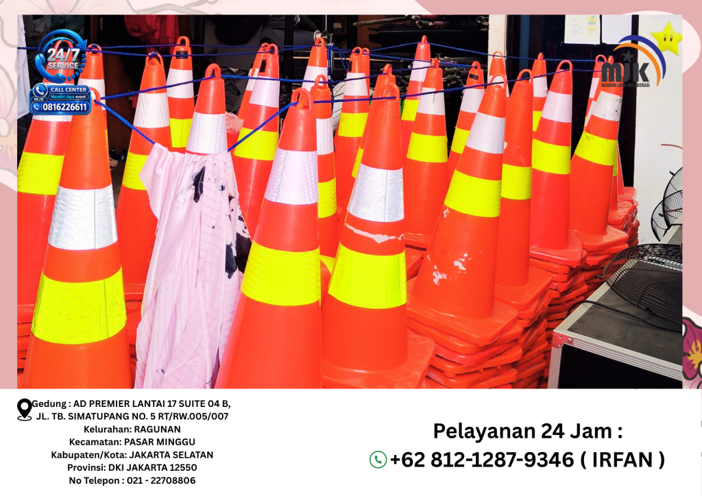 Rental Traffic Cone Jakarta Selatan 081212879346 IRFAN