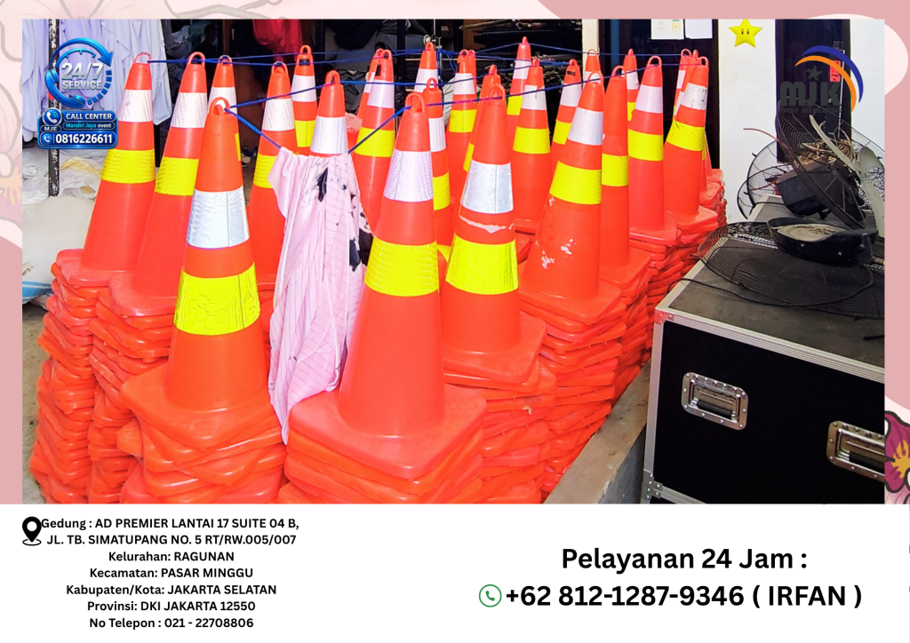 Rental Traffic Cone Jakarta Selatan 081212879346 IRFAN