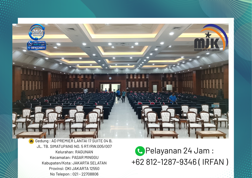 Sewa Arm Chair VIP, Meja Kayu Jakarta 081212879346