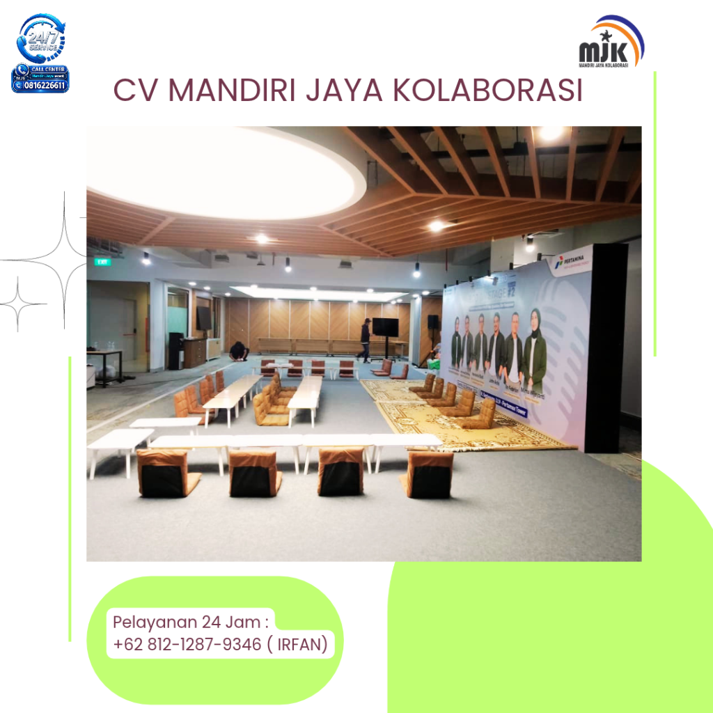 Sewa Kursi Lesehan & Karpet Permadani Jakpus 081212879346