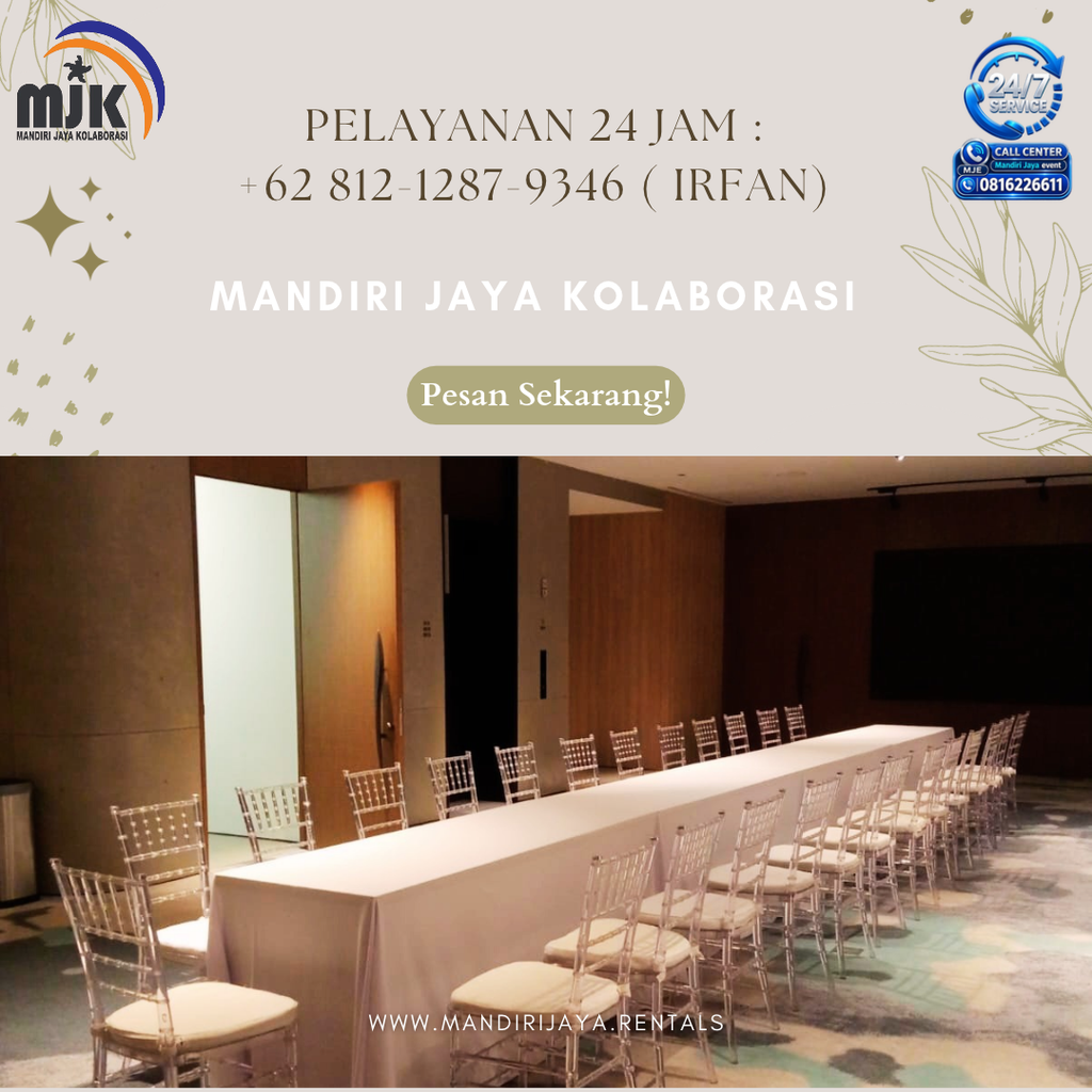 Sewa Meja IBM,Kursi Akrilik Jakarta 081212879346