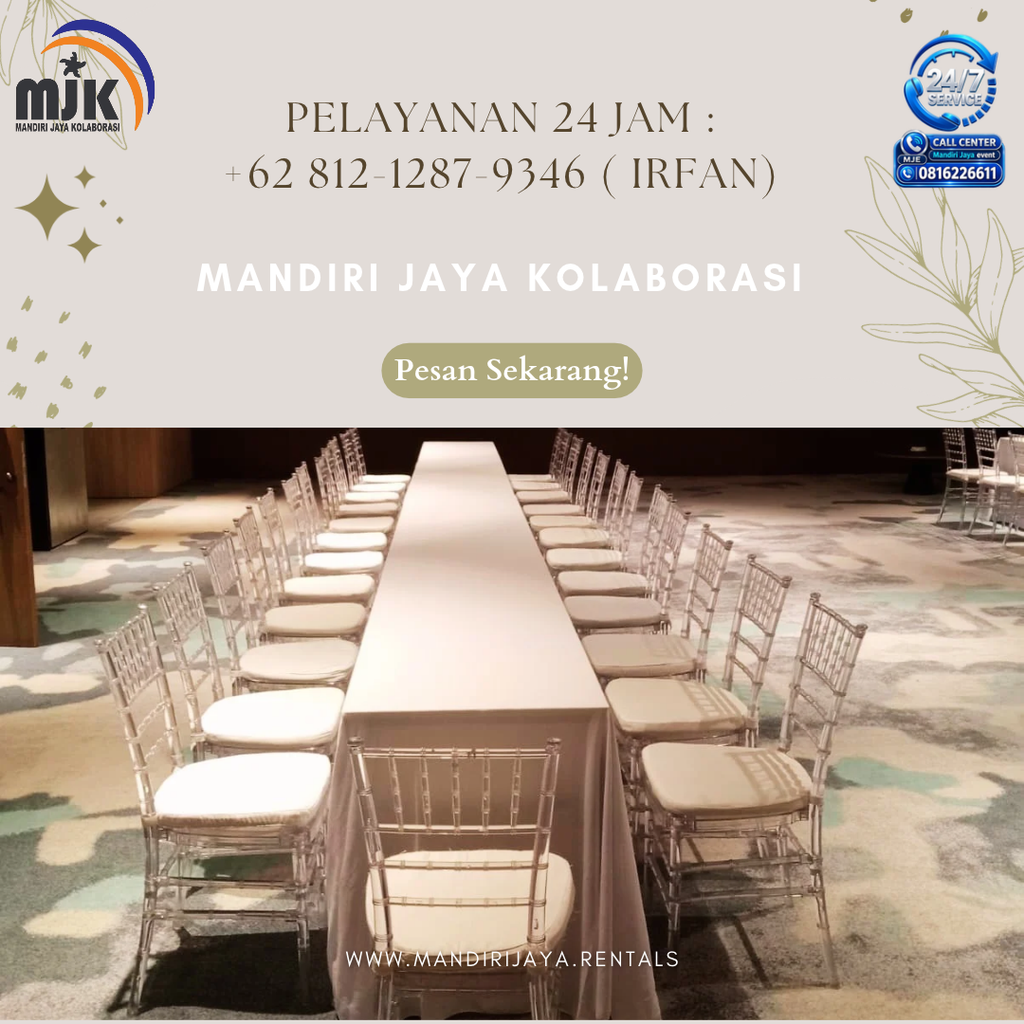 Sewa Meja IBM,Kursi Akrilik Jakarta 081212879346