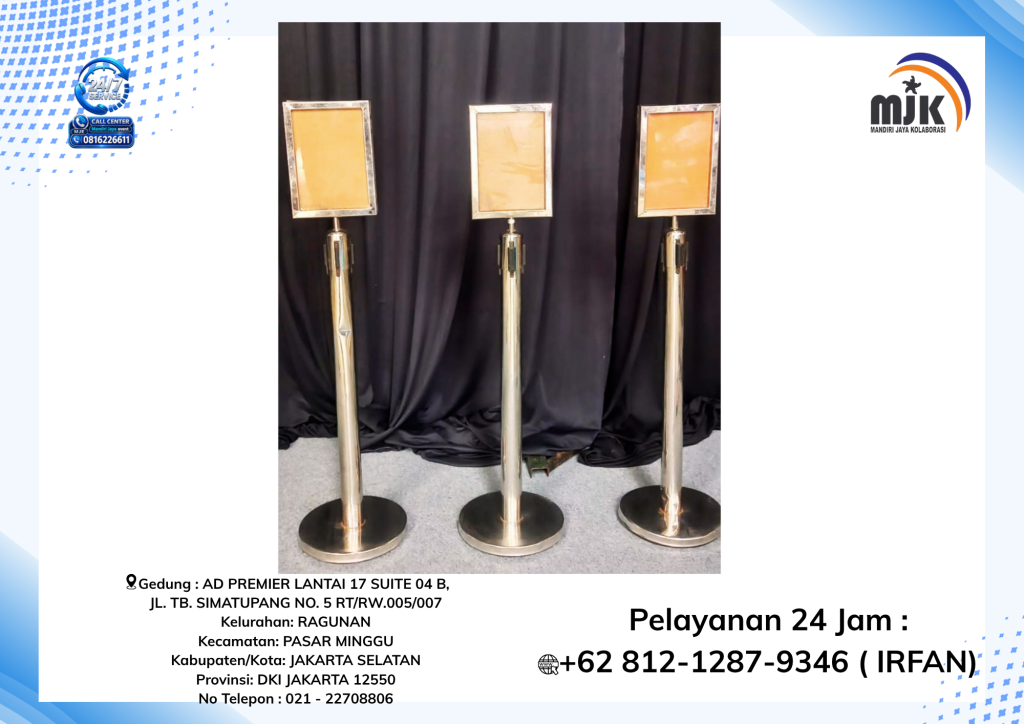 Sewa Sign Out Ukuran A3 & A4 Jakarta 081212879346 IRFAN