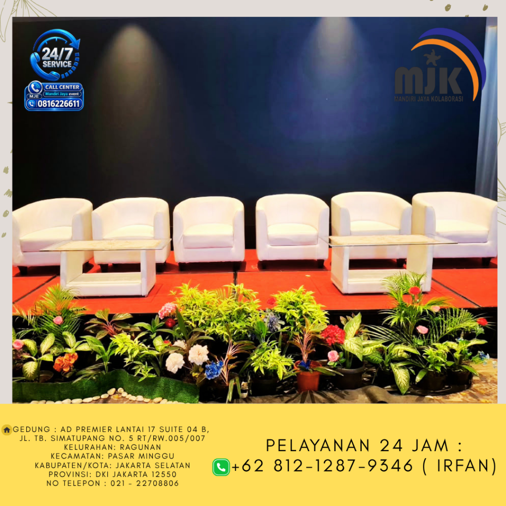 Sewa Sofa Putih cikarang 081212879346